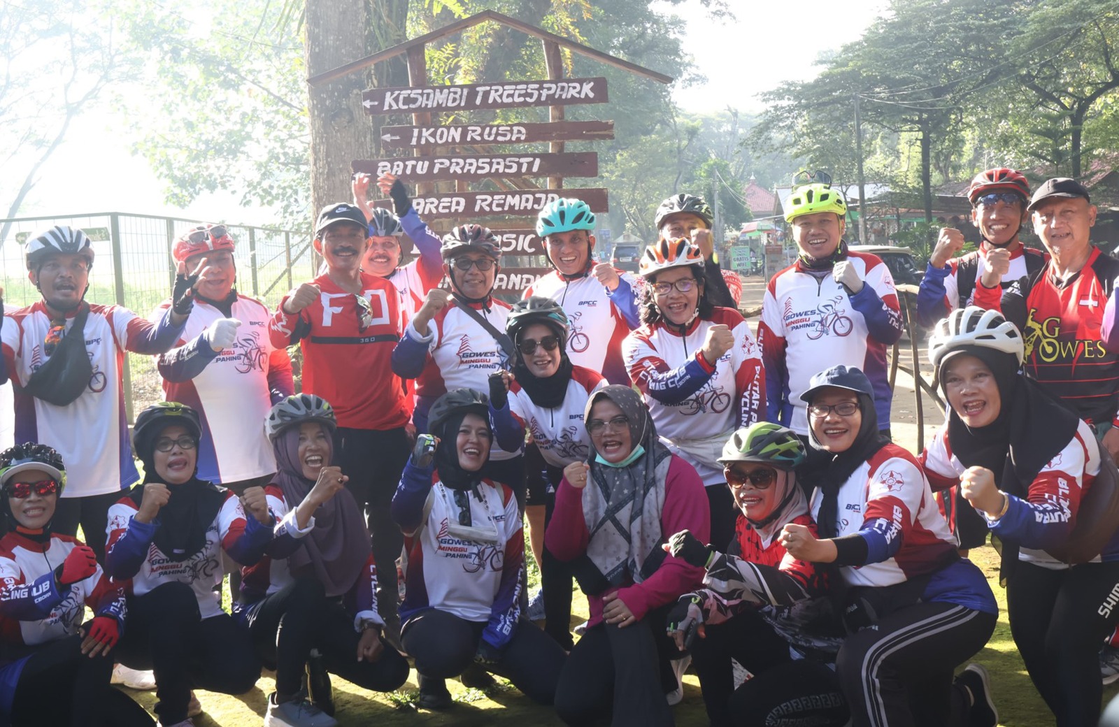 Pada Badan Yang Sehat Terdapat Jiwa Yang Kuat,Dandim 0808 Gowes Minggu Pahingan Bersama Bupati Blitar