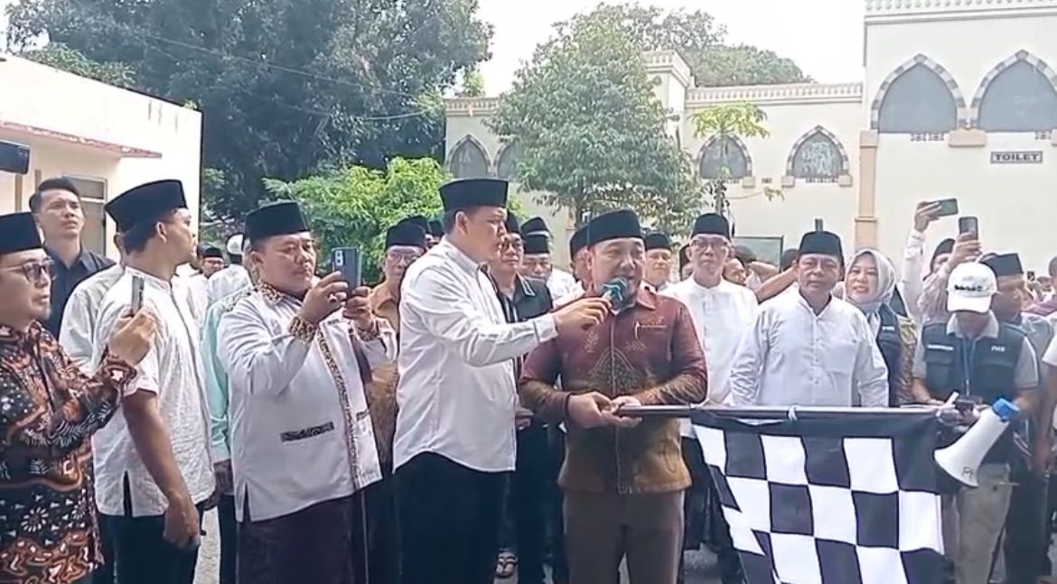 Wabup Syaiful Anwar Melepas Keberangkatan Jemaah Haji Lampung Selatan Ke Tanah Suci Gelombang Kedua