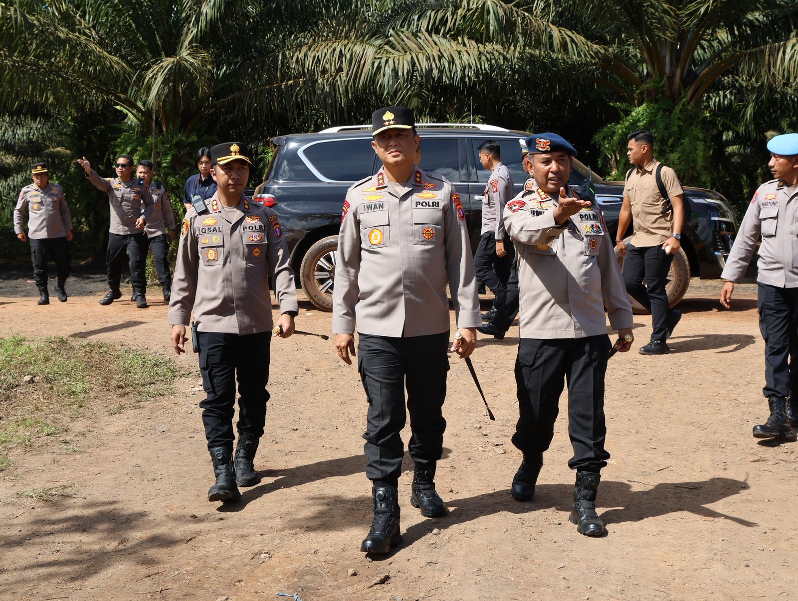 Kapolda Kalteng Tinjau Kesiapan Panen Raya Jagung Di Pulang Pisau
