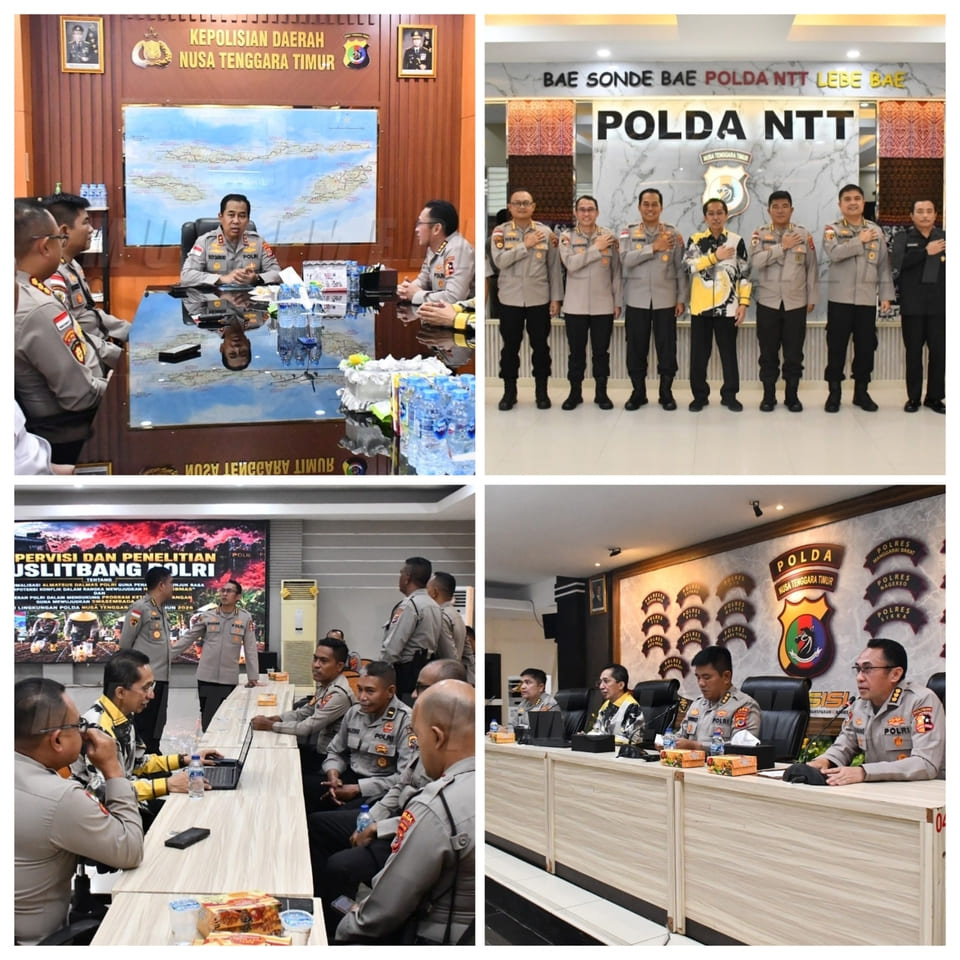 Polda NTT Terima Kunjungan Tim Puslitbang Polri untuk Penelitian Strategis Penguatan Almatsus Dalmas dan Ketahanan Pangan Nasional