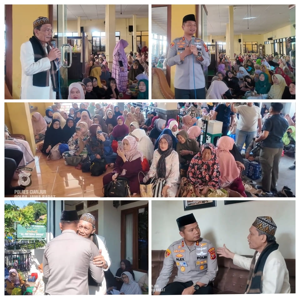 Kapolres Cianjur Hadiri Pengajian Rutin Kamisan, Ajak Perkuat Sinergi Ulama, Umara, dan Polri