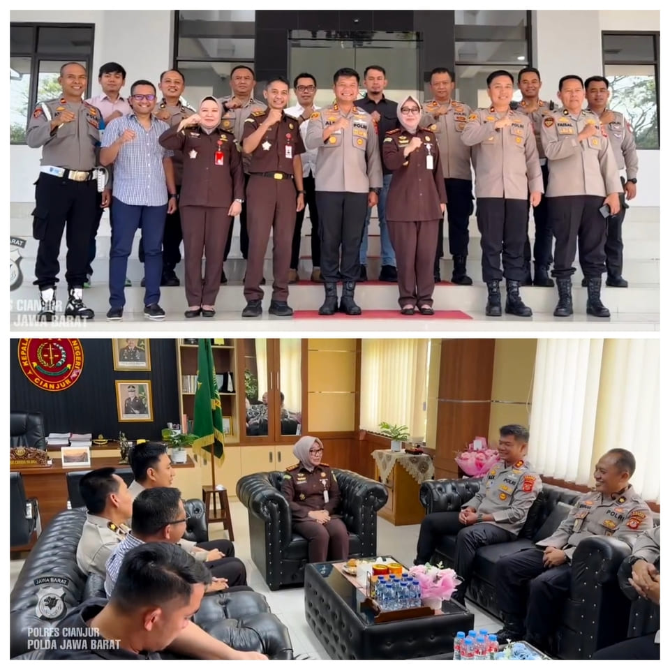 Kapolres Cianjur Perkuat Sinergitas dengan Kejaksaan Negeri Cianjur Melalui Silaturahmi Kelembagaan