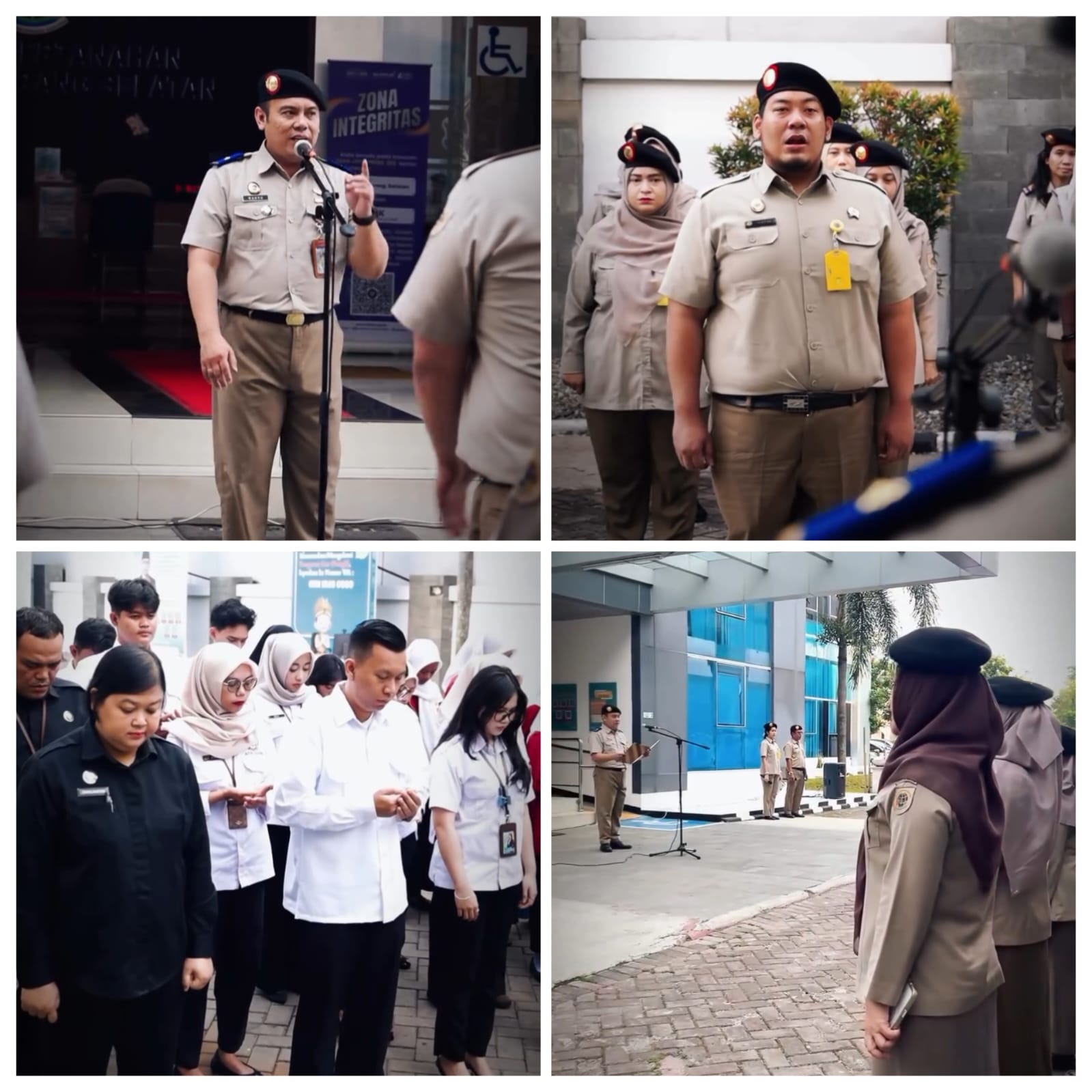 Semangat Kebersamaan Jadi Pesan Utama Apel Pagi Kantor Pertanahan Kota Tangerang Selatan