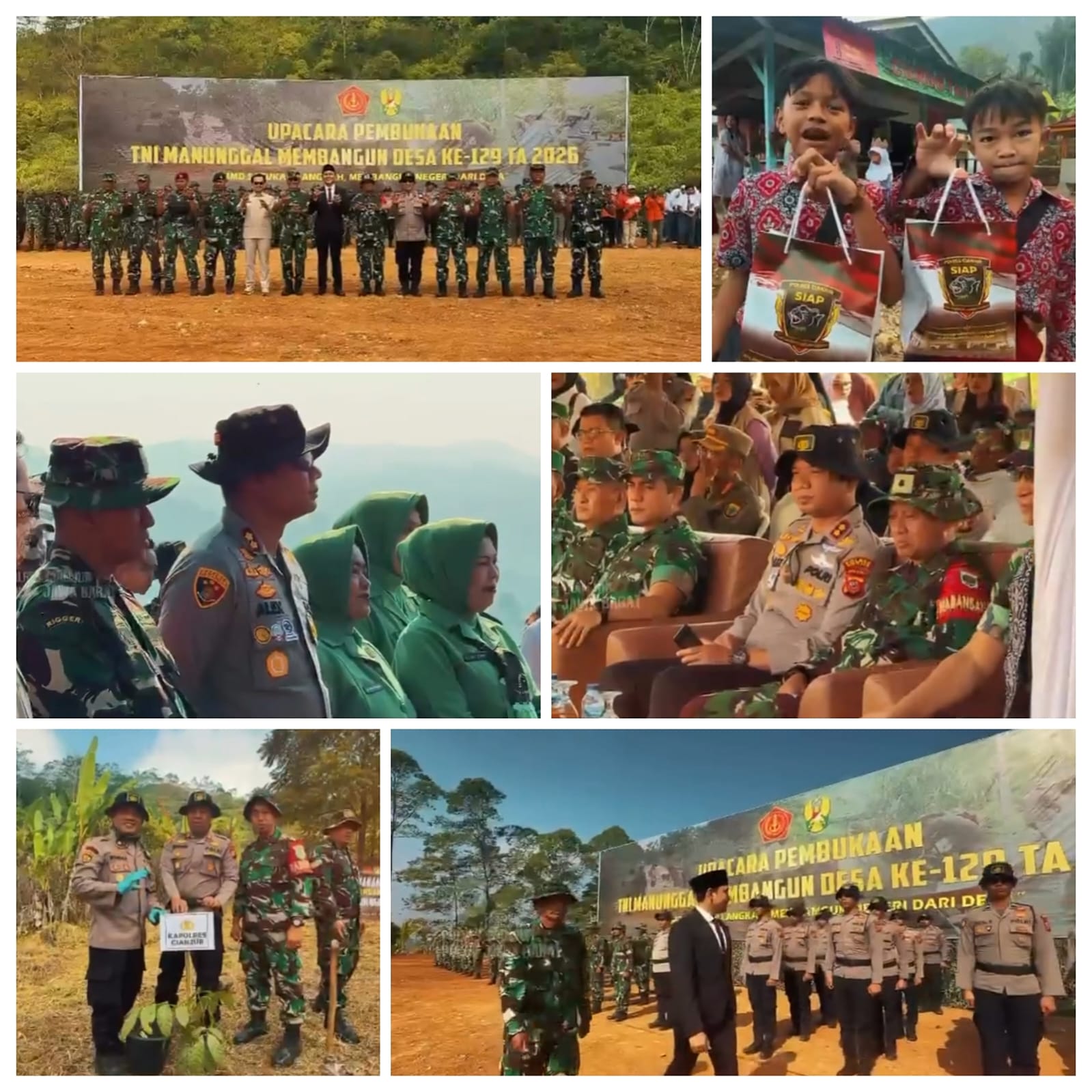 Kapolres Cianjur Hadiri Pembukaan TMMD Ke-129 TA 2026, Wujudkan Sinergi untuk Percepatan Pembangunan Desa