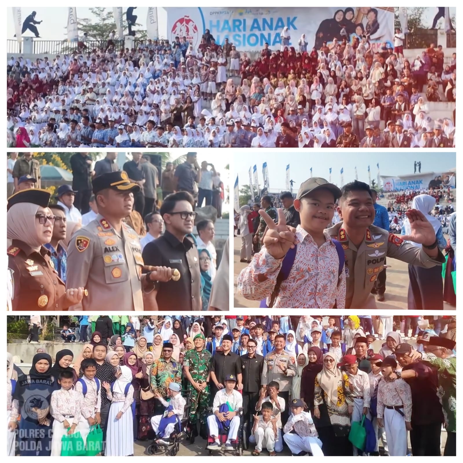 Kapolres Cianjur Hadiri Upacara Peringatan Hari Anak Nasional Ke-42, Tegaskan Komitmen Lindungi Hak-Hak Anak
