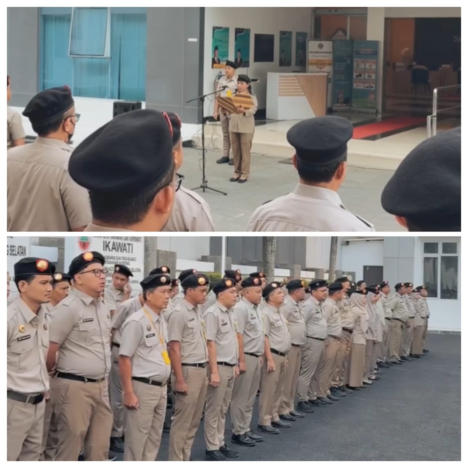 Seluruh Pegawai Kantor Pertanahan Kota Tangerang Selatan Ikuti Apel Rutin, Perkuat Semangat Disiplin dan Sambut HUT ke-81 RI