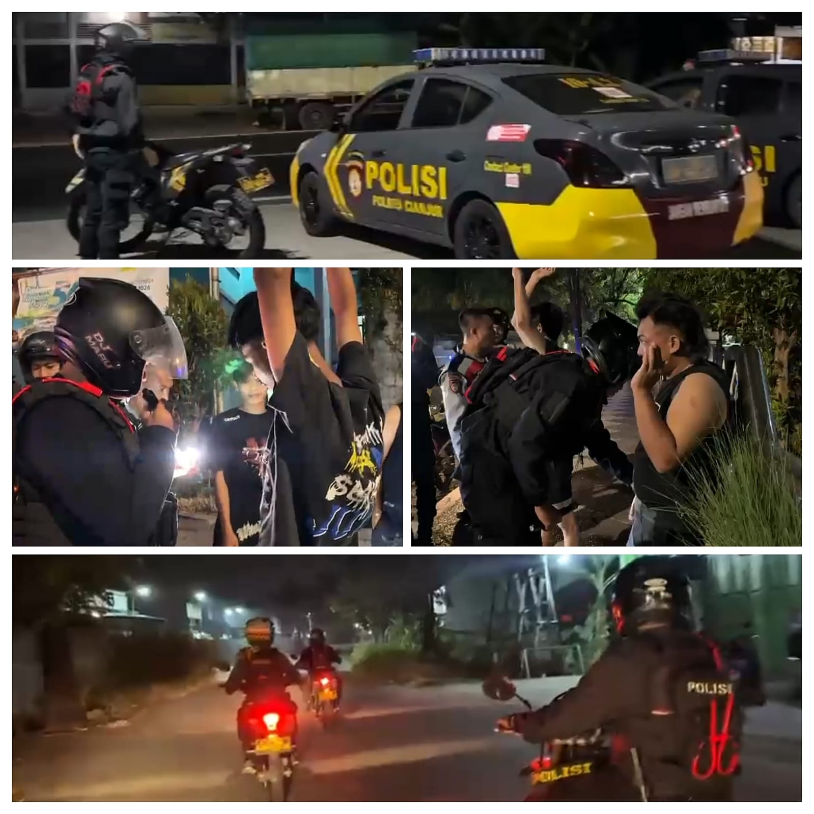 Tim Patroli Jago Presisi Polres Cianjur Intensifkan Patroli Dini Hari, Antisipasi Kriminalitas dan Balap Liar