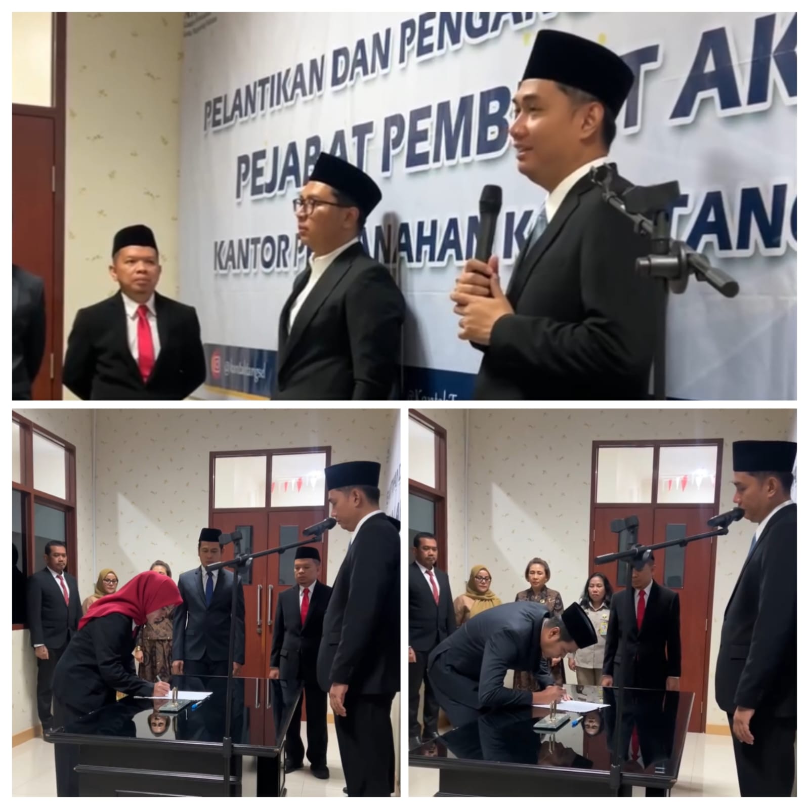 Kepala Kantor Pertanahan Kota Tangsel Pimpin Pelantikan PPAT Pengganti, Perkuat Komitmen Pelayanan Pertanahan di Tangsel
