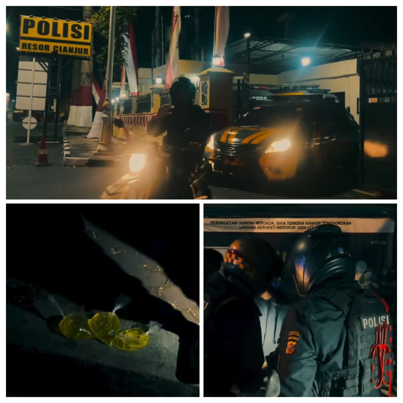 Patroli Jago Presisi Polres Cianjur Sasar Sejumlah Lokasi, Tiga Kantong Miras Diamankan