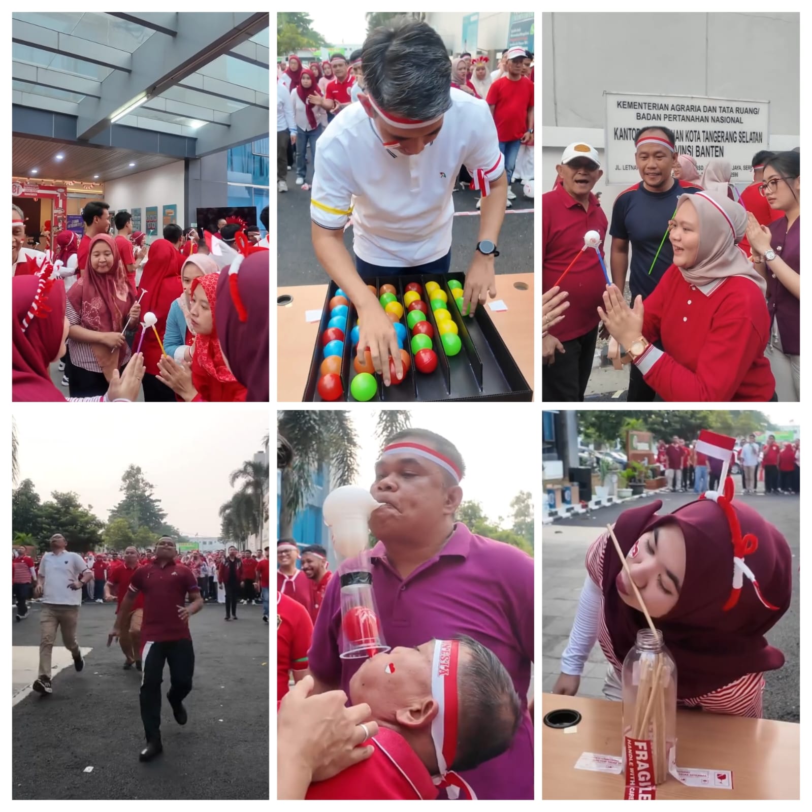 Semarak HUT Ke-81 RI, Kantah Kota Tangerang Selatan Gelar Lomba 17-an