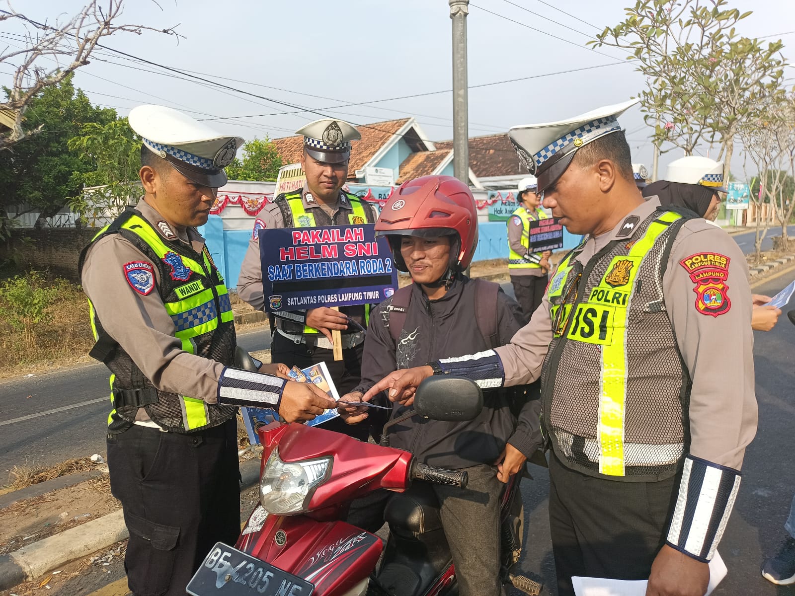 Tingkatkan Pelayanan, Polres Lamtim Luncurkan Barcode Laka Respon Cepat ‎