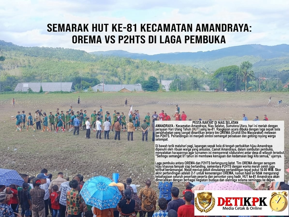 Semerak HUT Ke-81 Kecamatan Amandraya: OREMA VS P2HTS di Laga Pembuka